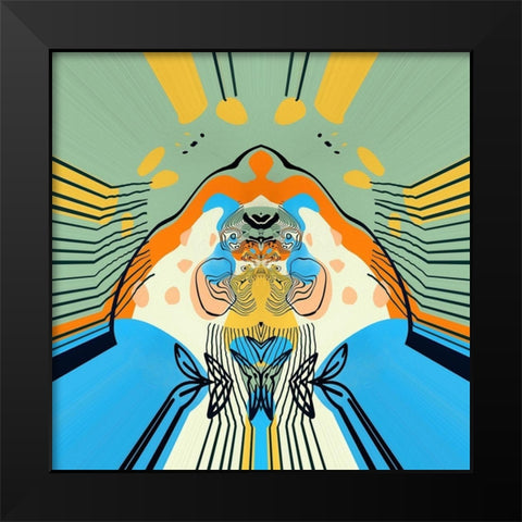 Walking the Runway Black Modern Wood Framed Art Print by Bolokofsky, Ronald