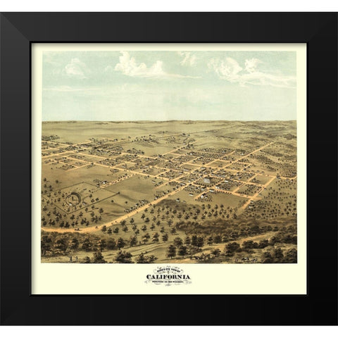 California Missouri - Ruger 1869 Black Modern Wood Framed Art Print by Ruger