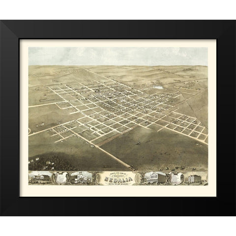 Sedalia Missouri - Ruger 1869 Black Modern Wood Framed Art Print by Ruger