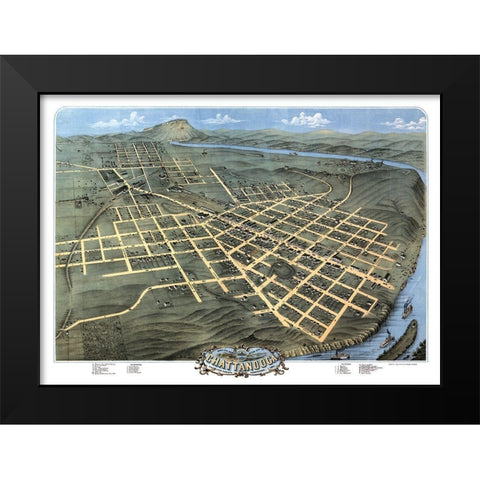 Chattanooga Tennessee - Ruger 1871 Black Modern Wood Framed Art Print by Ruger