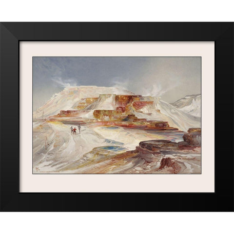 Yellowstone National Park Wyoming - Gardnier 1875 Black Modern Wood Framed Art Print by Gardnier