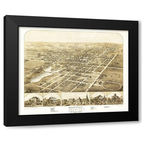 Ripon Wisconsin - Ruger 1867 Black Modern Wood Framed Art Print with Double Matting by Ruger