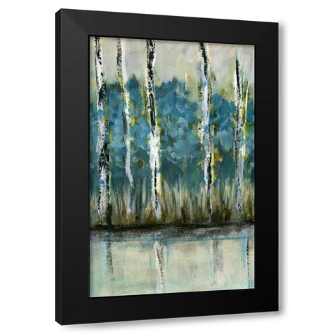 A Beautiful Day II Black Modern Wood Framed Art Print with Double Matting by Brey