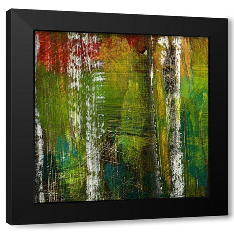 Enchantment I Black Modern Wood Framed Art Print with Double Matting by Brey