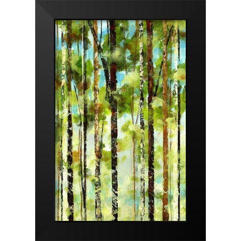 Forest II Black Modern Wood Framed Art Print by Brey