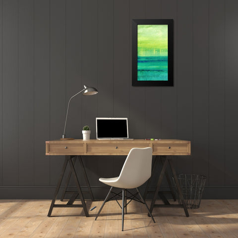 Morning Moods I Black Modern Wood Framed Art Print by Brey