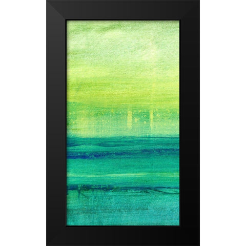 Morning Moods I Black Modern Wood Framed Art Print by Brey
