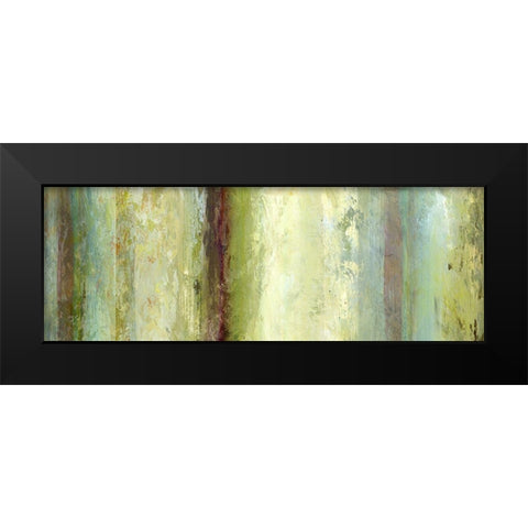 Weathered Black Modern Wood Framed Art Print by Brey