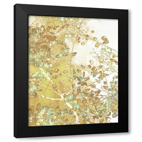 Branched I Black Modern Wood Framed Art Print by Franklin