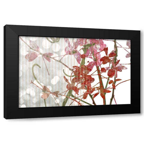 Branch In Russett I Black Modern Wood Framed Art Print by Franklin