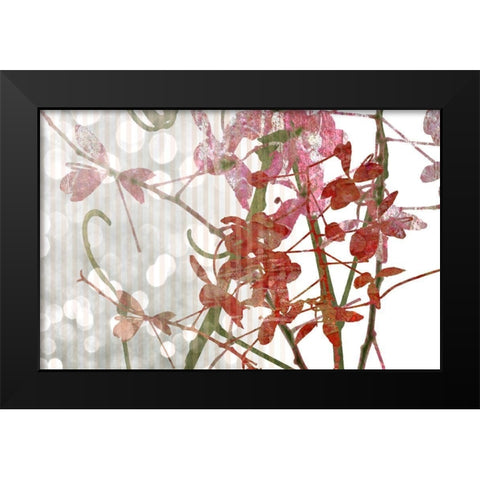 Branch In Russett I Black Modern Wood Framed Art Print by Franklin