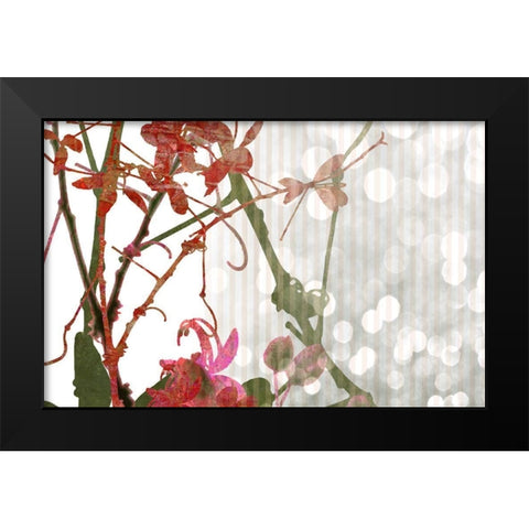 Branch In Russett II Black Modern Wood Framed Art Print by Franklin