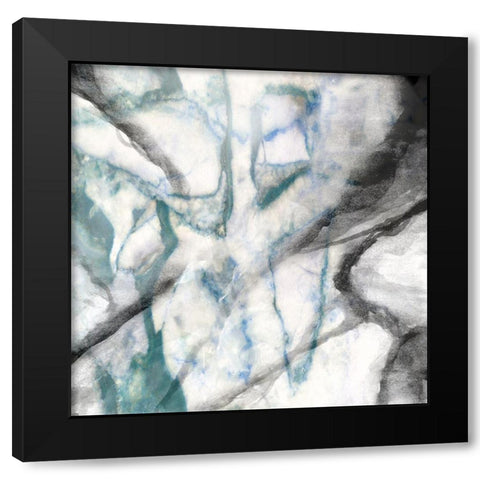 Granite Cool I Black Modern Wood Framed Art Print by Franklin
