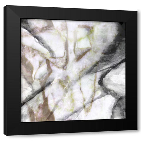 Granite Warm I Black Modern Wood Framed Art Print by Franklin
