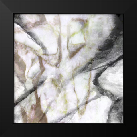 Granite Warm I Black Modern Wood Framed Art Print by Franklin