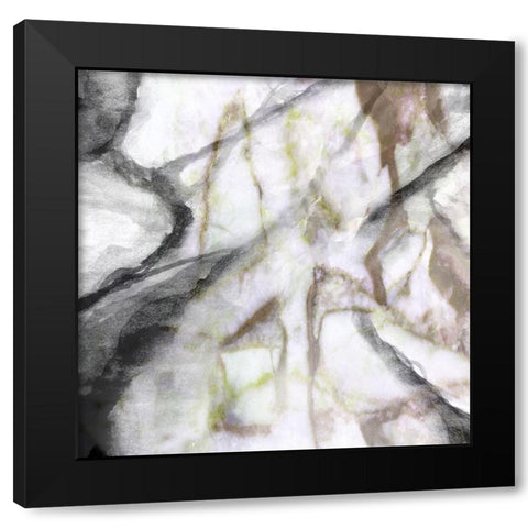 Granite Warm II Black Modern Wood Framed Art Print by Franklin