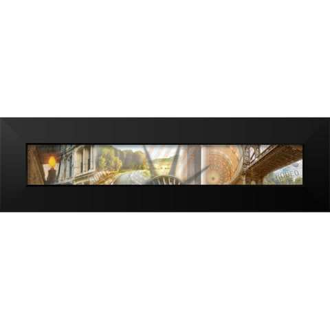 Across America II Black Modern Wood Framed Art Print by Franklin