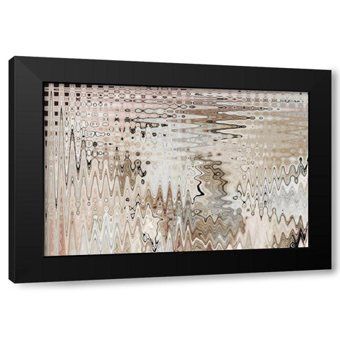 Euro Black Modern Wood Framed Art Print with Double Matting by Franklin