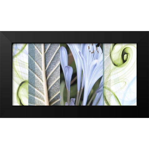 Dreamy Black Modern Wood Framed Art Print by Franklin