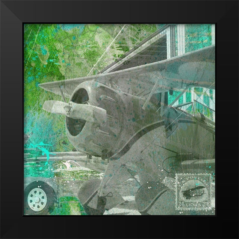 Aviation I Black Modern Wood Framed Art Print by Simons