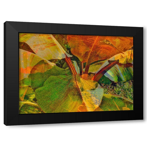 Banana I Black Modern Wood Framed Art Print with Double Matting by Simons