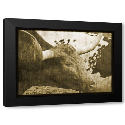 George Black Modern Wood Framed Art Print by Simons