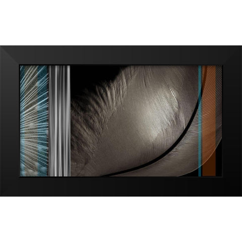 Light as a Feather II Black Modern Wood Framed Art Print by Simons