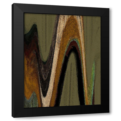 Nasdaq Black Modern Wood Framed Art Print with Double Matting by Simons