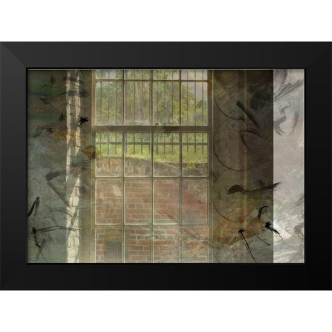 Urban Viewpoint Black Modern Wood Framed Art Print by Simons