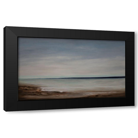 Majestic Vista III Black Modern Wood Framed Art Print with Double Matting by Hinz