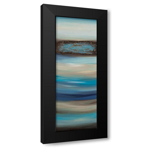 Oceanscape A Black Modern Wood Framed Art Print with Double Matting by Hinz