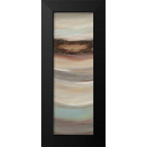 Texturescape A Black Modern Wood Framed Art Print by Hinz