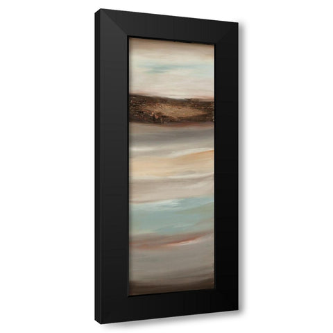 Texturescape E Black Modern Wood Framed Art Print with Double Matting by Hinz