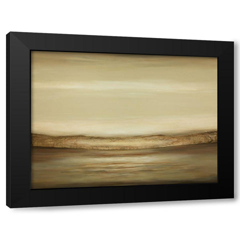 Quietness A Black Modern Wood Framed Art Print with Double Matting by Hinz