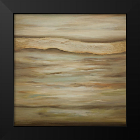 Quietness B Black Modern Wood Framed Art Print by Hinz