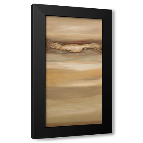 Quietness C Black Modern Wood Framed Art Print with Double Matting by Hinz