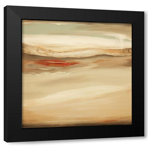 Whosh I Black Modern Wood Framed Art Print with Double Matting by Hinz