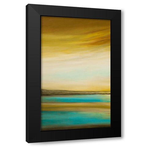 Brilliance I Black Modern Wood Framed Art Print with Double Matting by Hinz