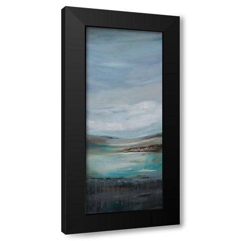 Pondering A Black Modern Wood Framed Art Print with Double Matting by Hinz