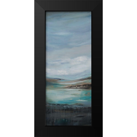 Pondering A Black Modern Wood Framed Art Print by Hinz