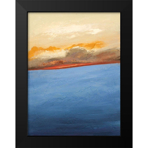 Hilltop Black Modern Wood Framed Art Print by Hinz