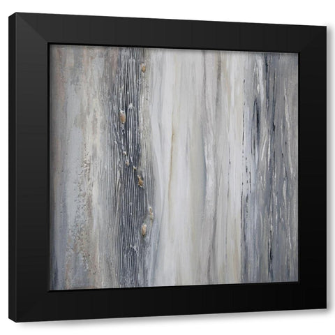 Abstract A Black Modern Wood Framed Art Print with Double Matting by Hinz