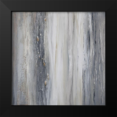 Abstract A Black Modern Wood Framed Art Print by Hinz