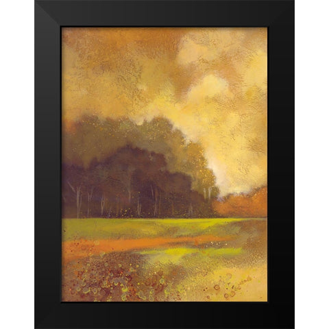 Autumn Forest II Black Modern Wood Framed Art Print by Larson