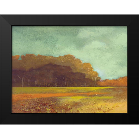 Larson Landscape Black Modern Wood Framed Art Print by Larson