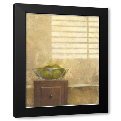 Window Light I Black Modern Wood Framed Art Print with Double Matting by Larson