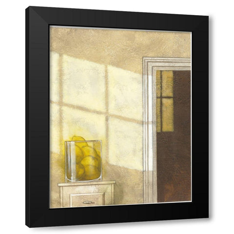 Window Light II Black Modern Wood Framed Art Print by Larson