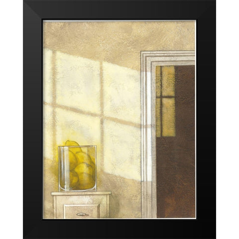 Window Light II Black Modern Wood Framed Art Print by Larson
