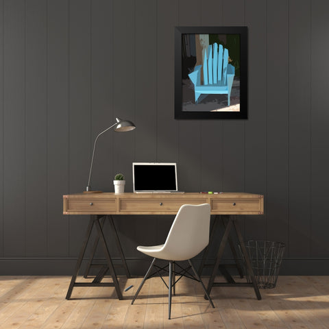 Adirondack I Black Modern Wood Framed Art Print by Mack