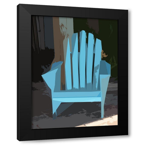 Adirondack I Black Modern Wood Framed Art Print with Double Matting by Mack
